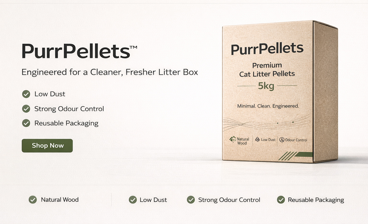 PurrPellets 5kg reusable box